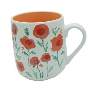COFFEE CUP / MUG / Morning Meadow peach flowers